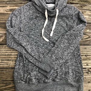 Women’s gray, baggy neck sweat shirt, size medium